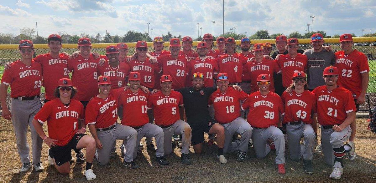 Grove City 7, St. Joseph's 3, F. 
We finish our Florida trip 8-0 and head home 10-3 overall.