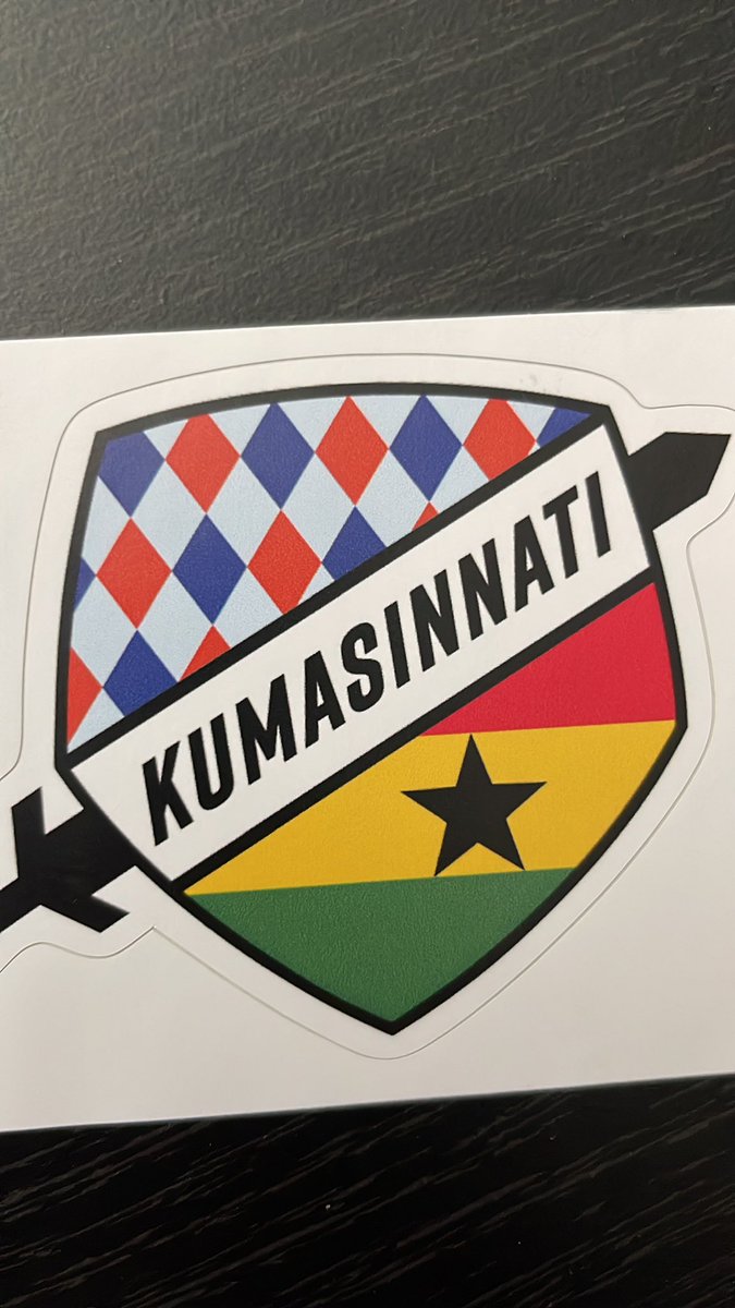 What were the odds my Kumasinnati sticker arrived on match day 🤔🤩 @ZaidanTunechi7 good work 💪🏽 #AllForCincy