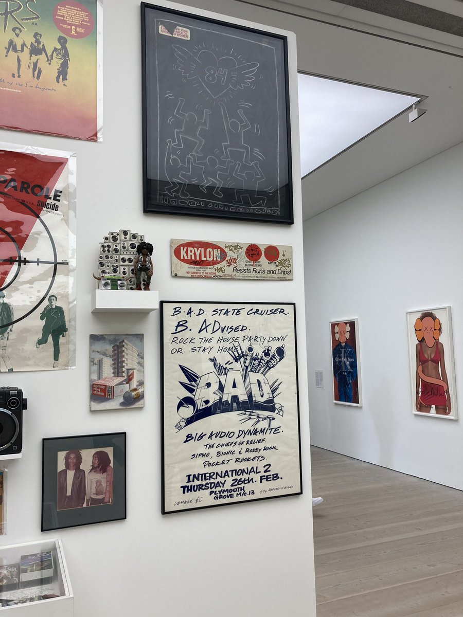 Keith Haring Big Audio Dynamite KAWS Etc At Beyond The Streets #KAWS #KeithHaring #BigAudioDynamite #SaatchiGallery #London #BeyondTheStreets