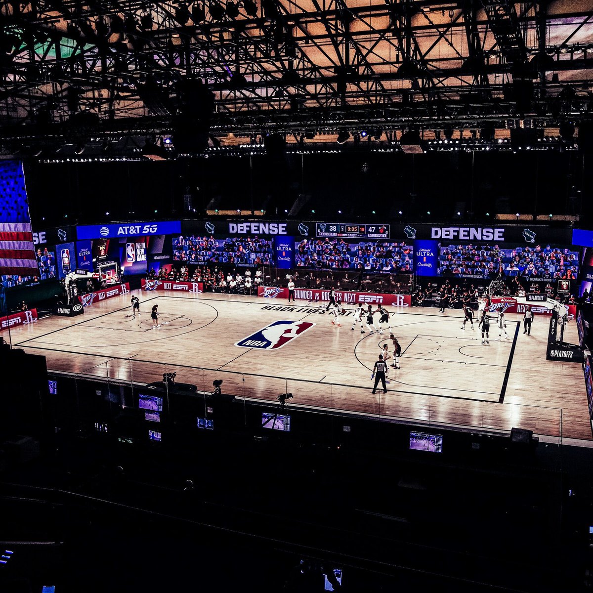 LegionHoops's tweet photo. The NBA shut down three years ago today.

What was your favorite moment from the bubble? https://t.co/ExdWdUy8YB