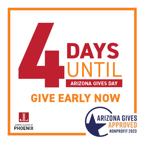 Proud to be a <a href="/juniorleaguephx/">Junior League of Phoenix</a> member
during this lead up to #AZGivesDay. Would you
support me and this organization? #iamjlp

tinyurl.com/yckve6r4