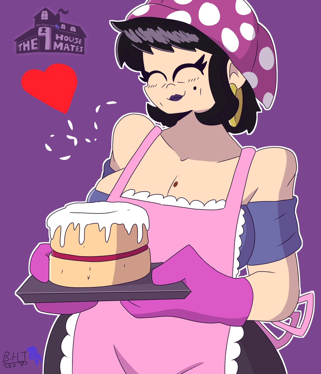 BlueHelmetToons's tweet photo. Rachel made some cake for you cause she likes you <3

#housewife #cake #cakebaker #bakingcakes #baking #the9housemates #bluehelmetoc #oc #ocs #myoc #myocs #originalcharacter #myoriginalcharacter #characterdesign #art #myart #digitalart #digitaldrawing #drawing https://t.co/undhxt4tIj
