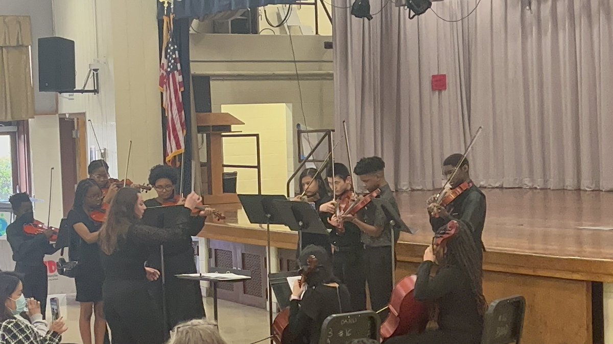 Busy Saturday for @PGCPS Instrumental Music Students!! Benjamin Tasker MS band and orchestra students performed this morning for the PGCPS Social Studies History Day!! Love the collaboration between contents!! #MIOSM