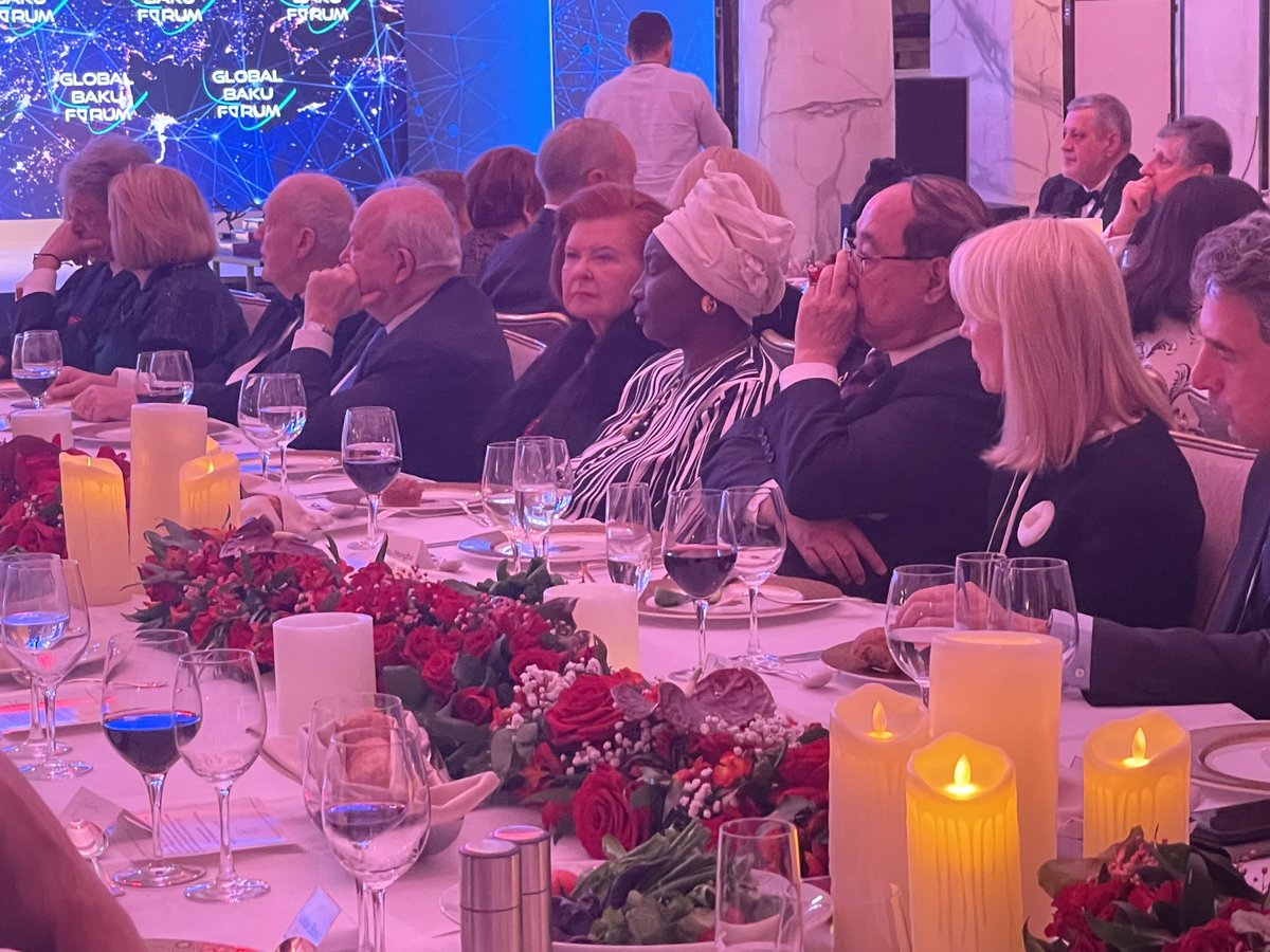 nsaad777's tweet photo. It’s a wrap : X GLOBAL BAKU FORUM, The High-Representative @unaoc @miguelmoratinos in his remarks at the closing session calls for globalising compassion, mutual respect and the quest for peace @NizamiGanjaviIC
#XGLOBALBAKUFORUM
#globalizecompassion https://t.co/dXA9BYMhKV