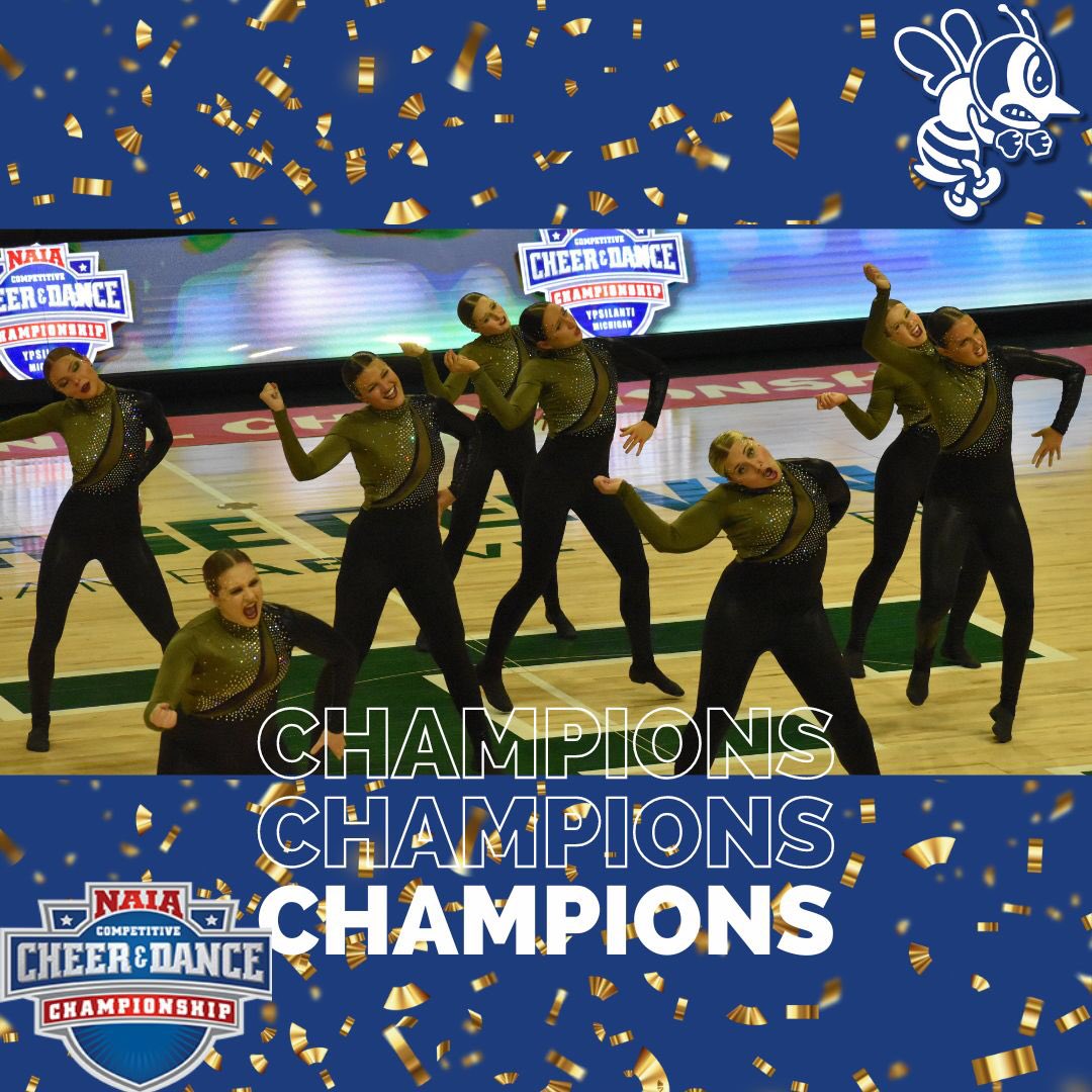 NATIONAL CHAMPIONS ‼️🏆 

Congratulations to @SAUDanceTeam for taking home the title! 🐝🎉

#BattleForTheRedBanner #NAIADance #PlayNAIA