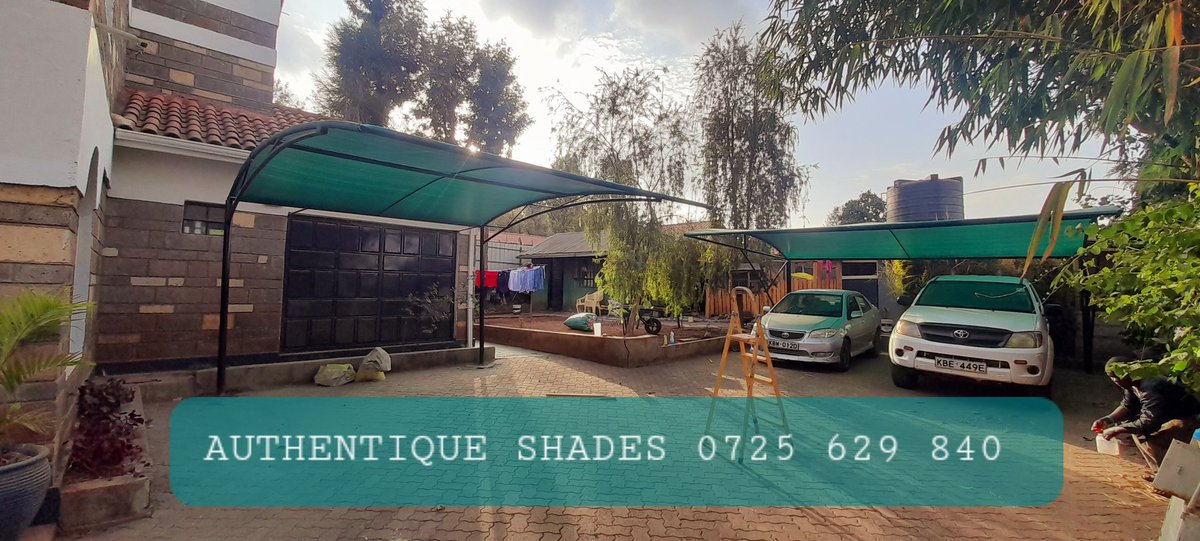 Authentiqshades's tweet image. Get early  #EASTEROFFER of upto 20% on Unique and High quality Parking Car Shades, Privacy Fence Screens, Shade Sails, Pergolas , Roofing and RHS fabrication for industrial, Residential , Institutions and Private Business premises.
Call/WhatsApp us on 0725 629 840