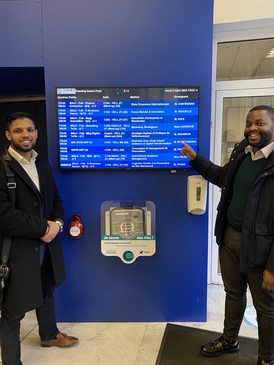 A great pleasure to give both a conference « The Impact of Digital Marketing in the Entrepreneurship journey » to the students « M2 Big Data, Artificial Intelligence »of <a href="/inseec_ge/">INSEEC Grande École</a> !
I’m willing to give back to the young generation!

#lecturer #conference #entrepreneur #marketing