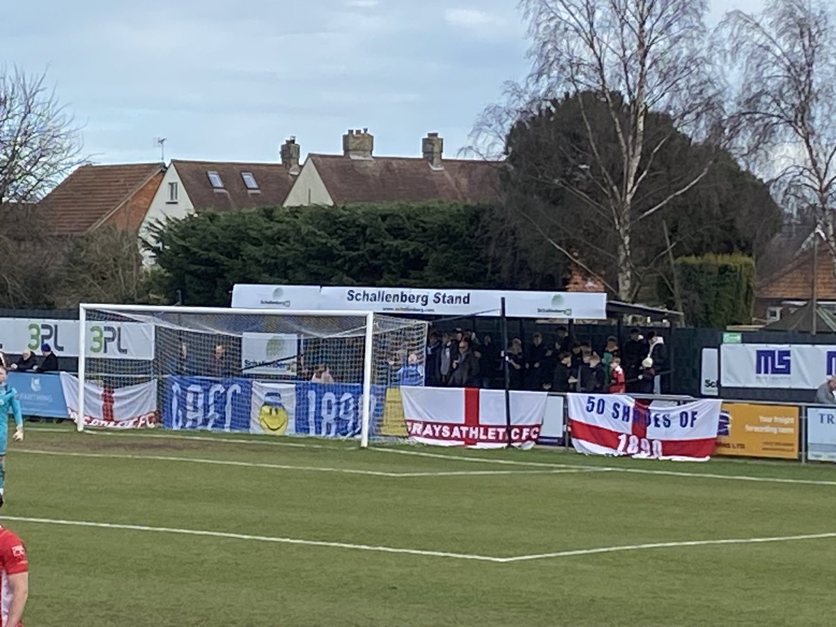 <a href="/GraysAthleticFC/">Grays Athletic Football Club</a> Thanks for coming. Consensus here was you’ve got the best away supporters in the league, never stopped singing, plenty of friendly banter, great bar takings! 😬😉