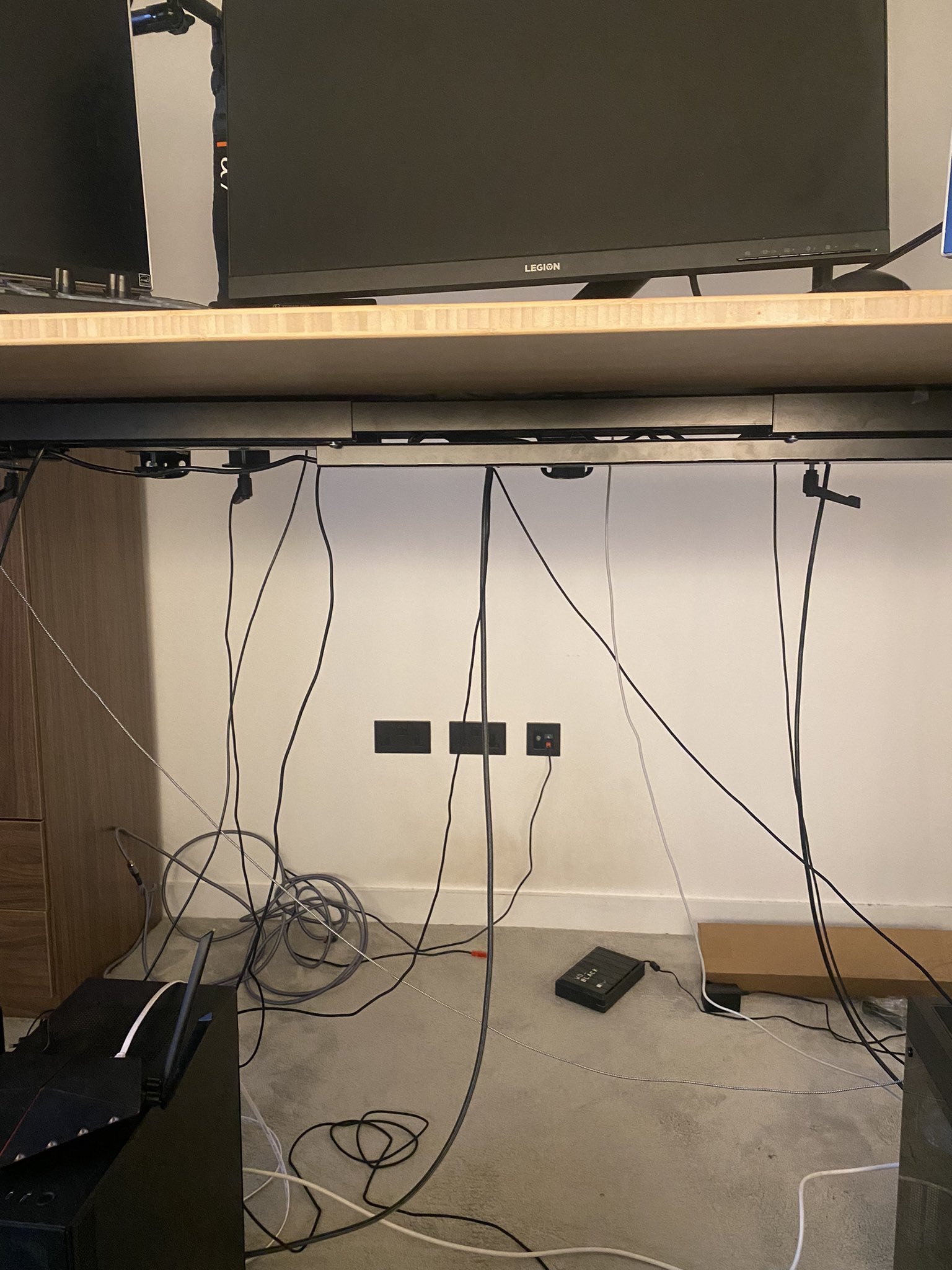 Ikea cable 2024 management rack