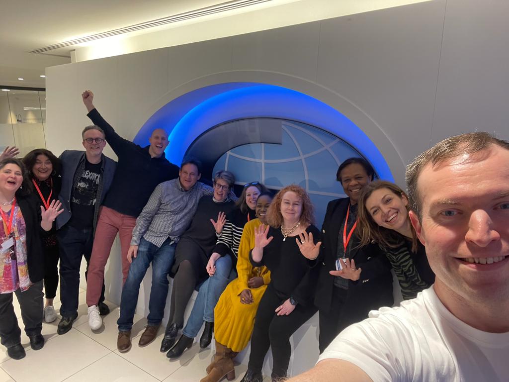Great Blue Ribbon Panel today in London, finalising evaluations for this year's <a href="/IABC/">IABC</a> Gold Quill entries. Board members @SimonMonger and Eduvie Martin joined friends from all across the UK - and even from Serbia and the US. Ably led by <a href="/ACHOOGIRL/">Ann-Marie Blake</a> once again. Fab day! #IABCGQ