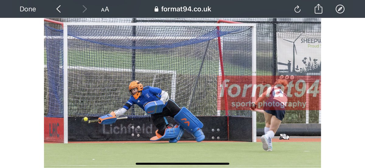 Massive thanks to <a href="/format94/">format94</a> for capturing this one…. Felt like I was flying, but clearly not!! Big win for <a href="/LichfieldHockey/">Lichfield HockeyClub</a> today vs <a href="/baileans/">Matlock Baileans Hockey Club</a> #lovethisteam #cleansheet