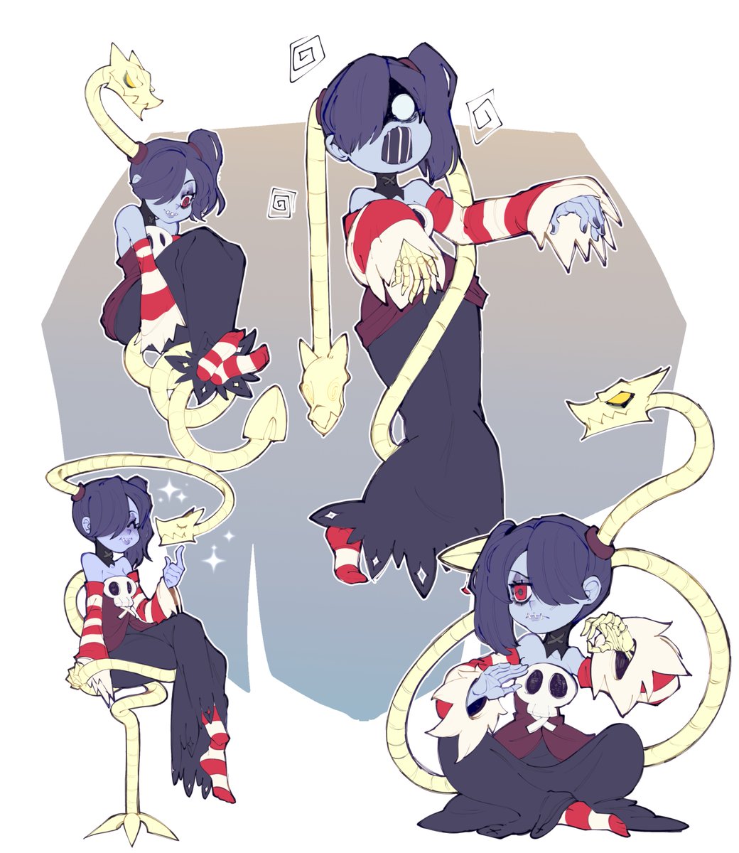 levit_icus's tweet photo. have some squiggs i never posted #squigly #skullgirls https://t.co/Qx1p5xqyih
