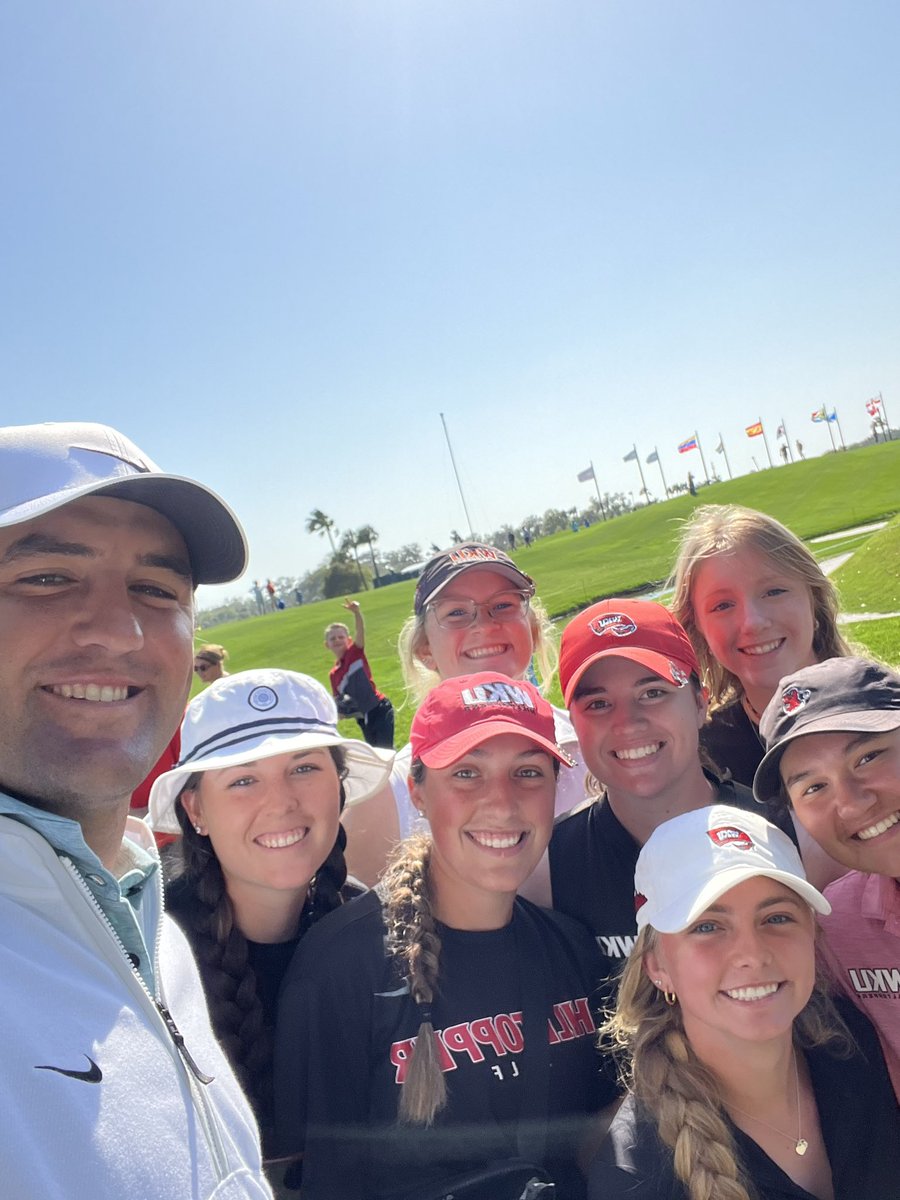 WKUWomensGolf's tweet photo. Annual spring break trip for the Lady Tops 😎

A stop at the beach and @THEPLAYERSChamp ‼️ https://t.co/ht4EpORZAF
