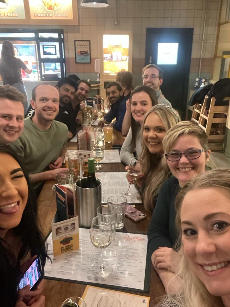 Major Trauma Team bonding night! 

Spending time together outside of work to boost team morale and appreciate each other ❤️🚁🚑 🐝 

#dreamteam #teamwork #bonding #majortrauma #mri #manchester