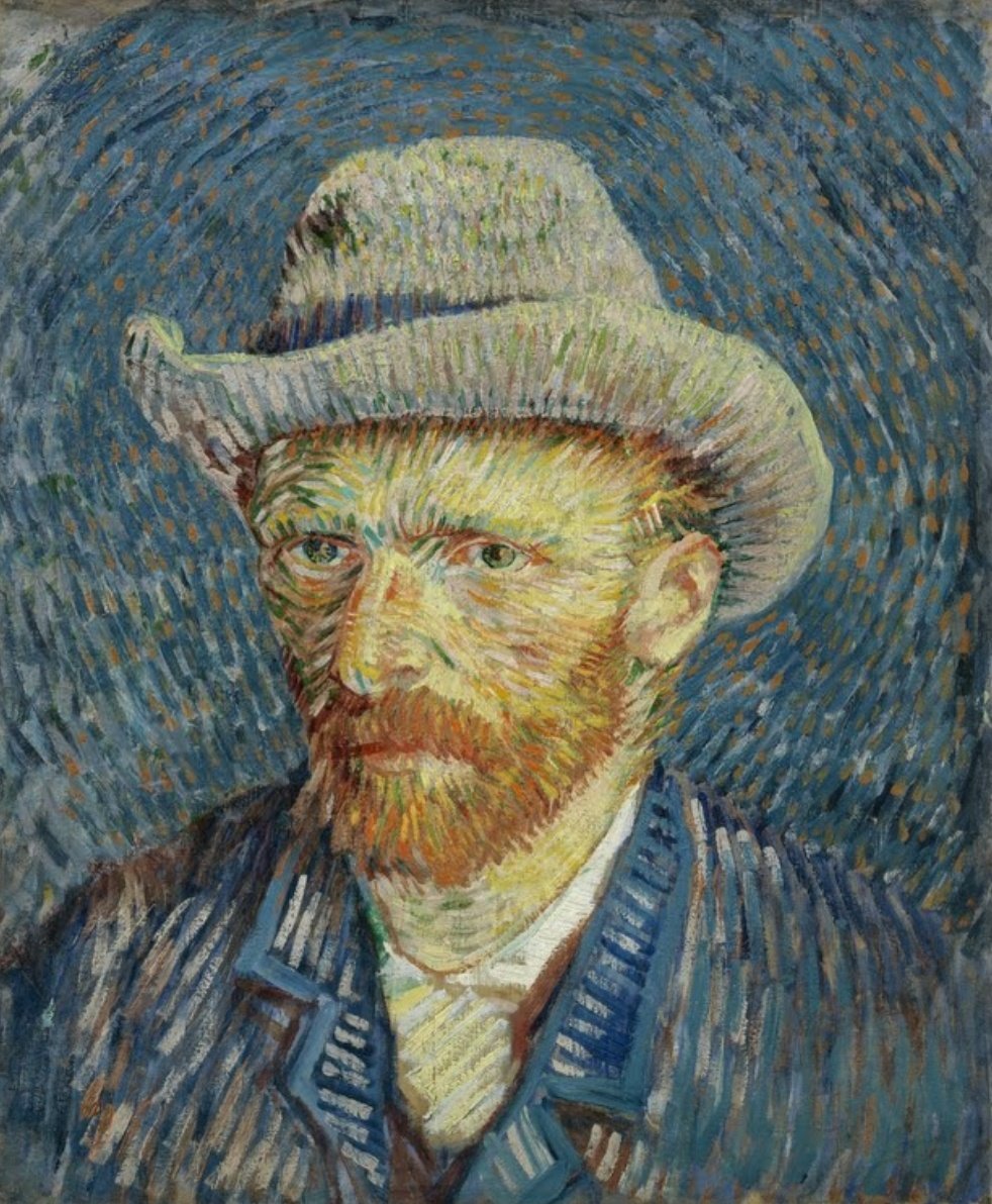RedwithM's tweet photo. 👨‍🎨🎨Vincent van Gogh only sold one painting in his lifetime, but his "Starry Night" is now one of the most recognized and beloved paintings in the world. #Art #VanGogh #painting #Facts https://t.co/ULj5GYneyO