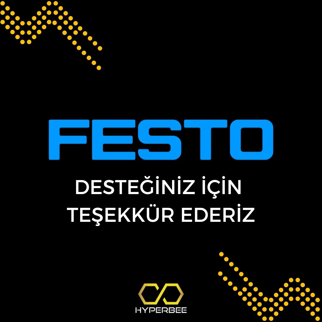 Takımımıza olan destekleri için @festo_global'ya ve <a href="/mekmuhder/">Mekatronik M.Derneği</a>'e teşekkür ederiz!💫

Thanks to @festo_global and <a href="/mekmuhder/">Mekatronik M.Derneği</a> for their support to our team !💫