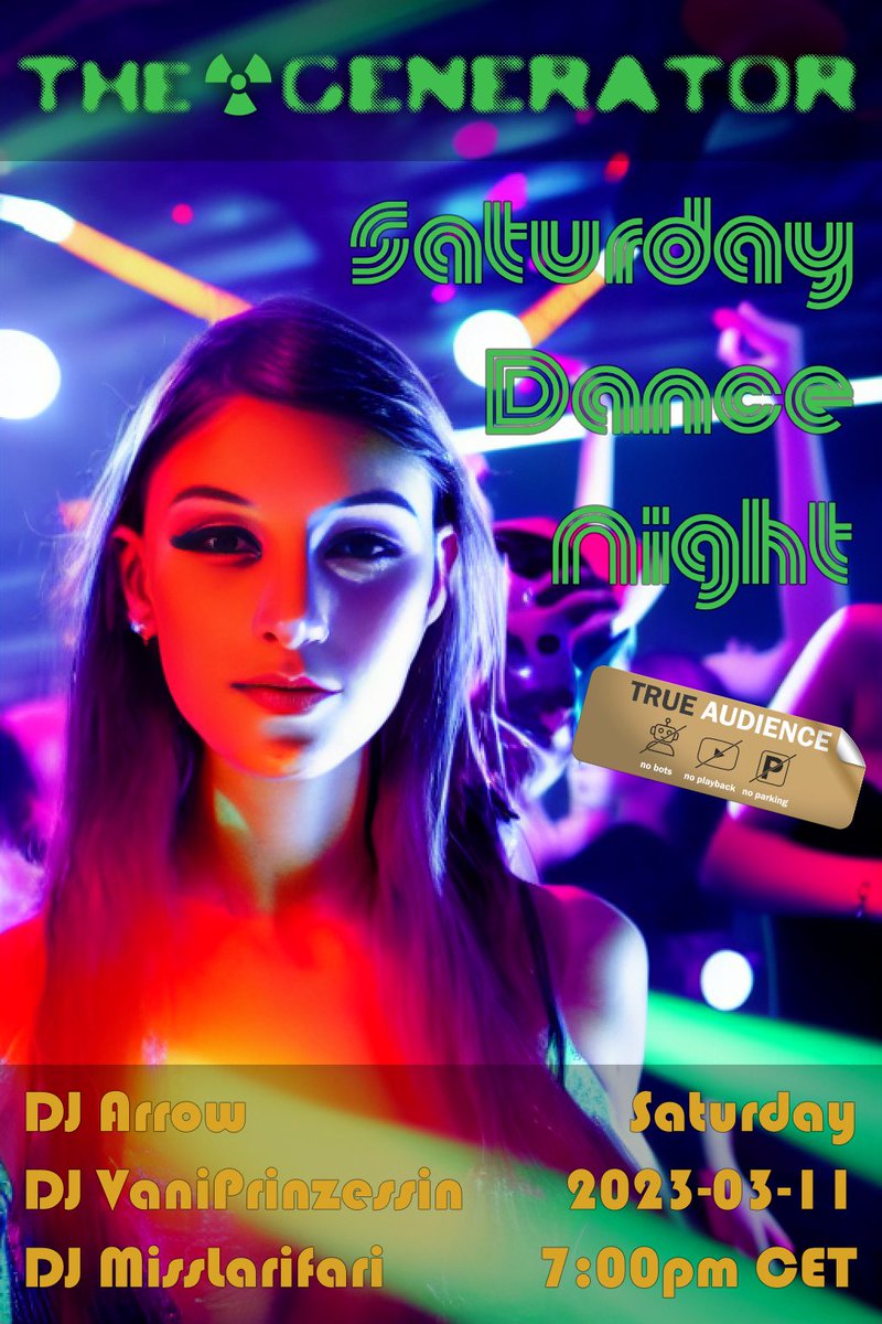 Party at 𝗧𝗵𝗲☢𝗚𝗘𝗡𝗘𝗥𝗔𝗧𝗢𝗥® - tonight 7pm CET 🎶
in <a href="/3dxchat/">3DXChat</a>