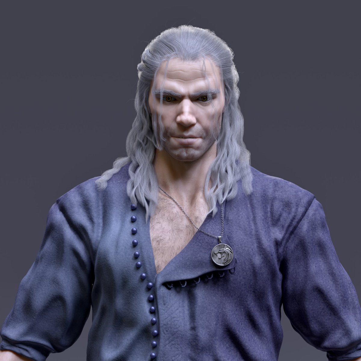 thepieceofspace's tweet photo. The Witcher #blendercommunity #blenderartist #hanrycavil #TheWitcher #TheWitch魔女 #blender3d #3dblender https://t.co/CWpBn5LQco