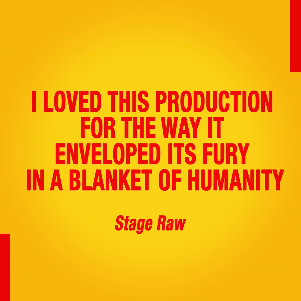 ANOTHER RAVE THANK YOU 😭 #NIMROD

#latheatre #trump #melania #farce #comedy #shakespeare @kirstenvangsness #ravereview #stageraw @PKiyomura #hogsex