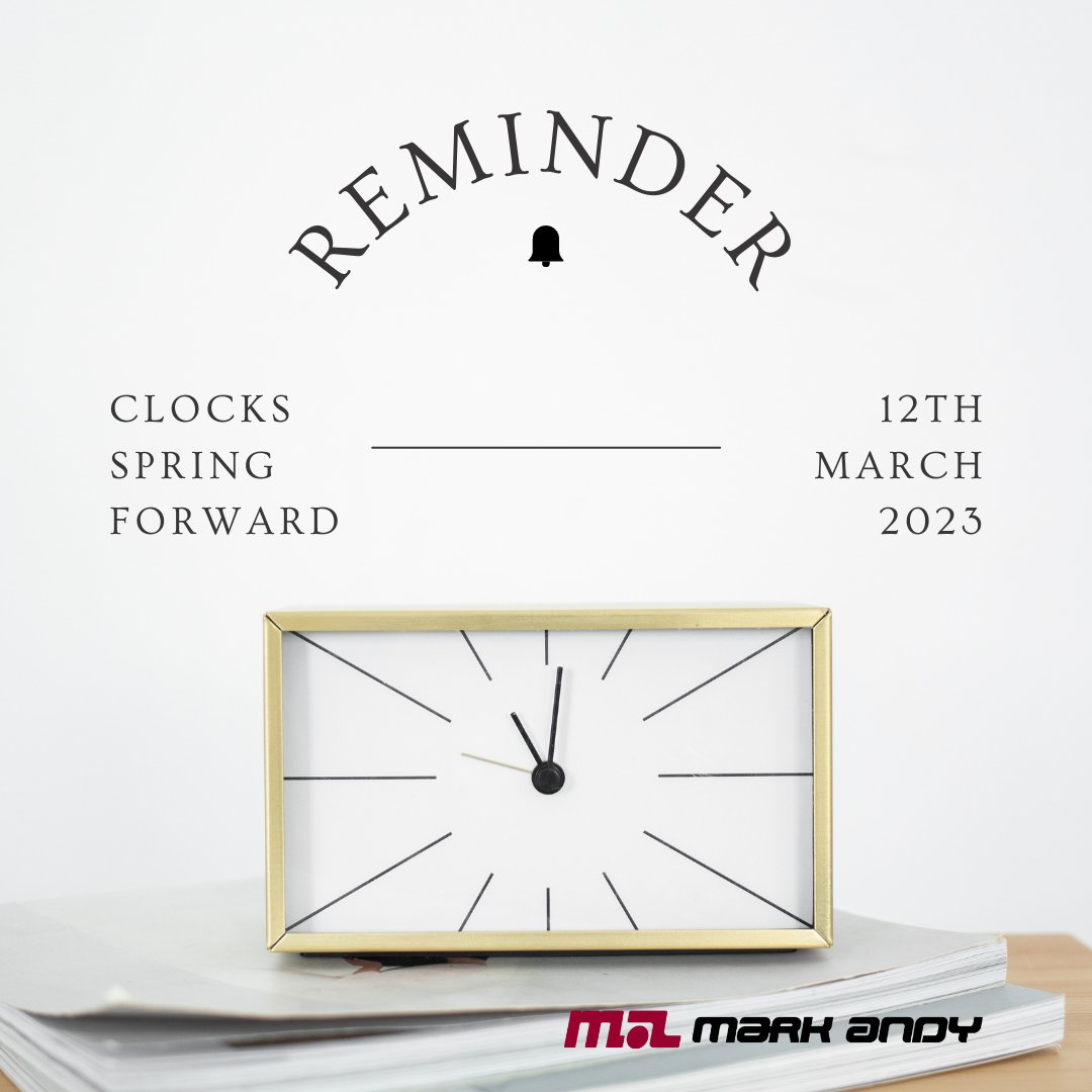 MarkAndyInc's tweet image. As we observe Daylight Savings Time and #SpringForward tomorrow, we are encouraged by the bright future ahead. The labels &amp;amp; packaging industry is always evolving and we can't wait to show everyone what is next for Mark Andy! Stay tuned - it's going to be a #FunSummer.