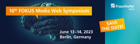 Mark your calendars: The 10th FOKUS Media Web Symposium #FOKUSMWS will take place in Berlin <a href="/fraunhoferfokus/">Fraunhofer FOKUS</a> on June 13-14, 2023 . Details at fokus.fraunhofer.de/go/mws