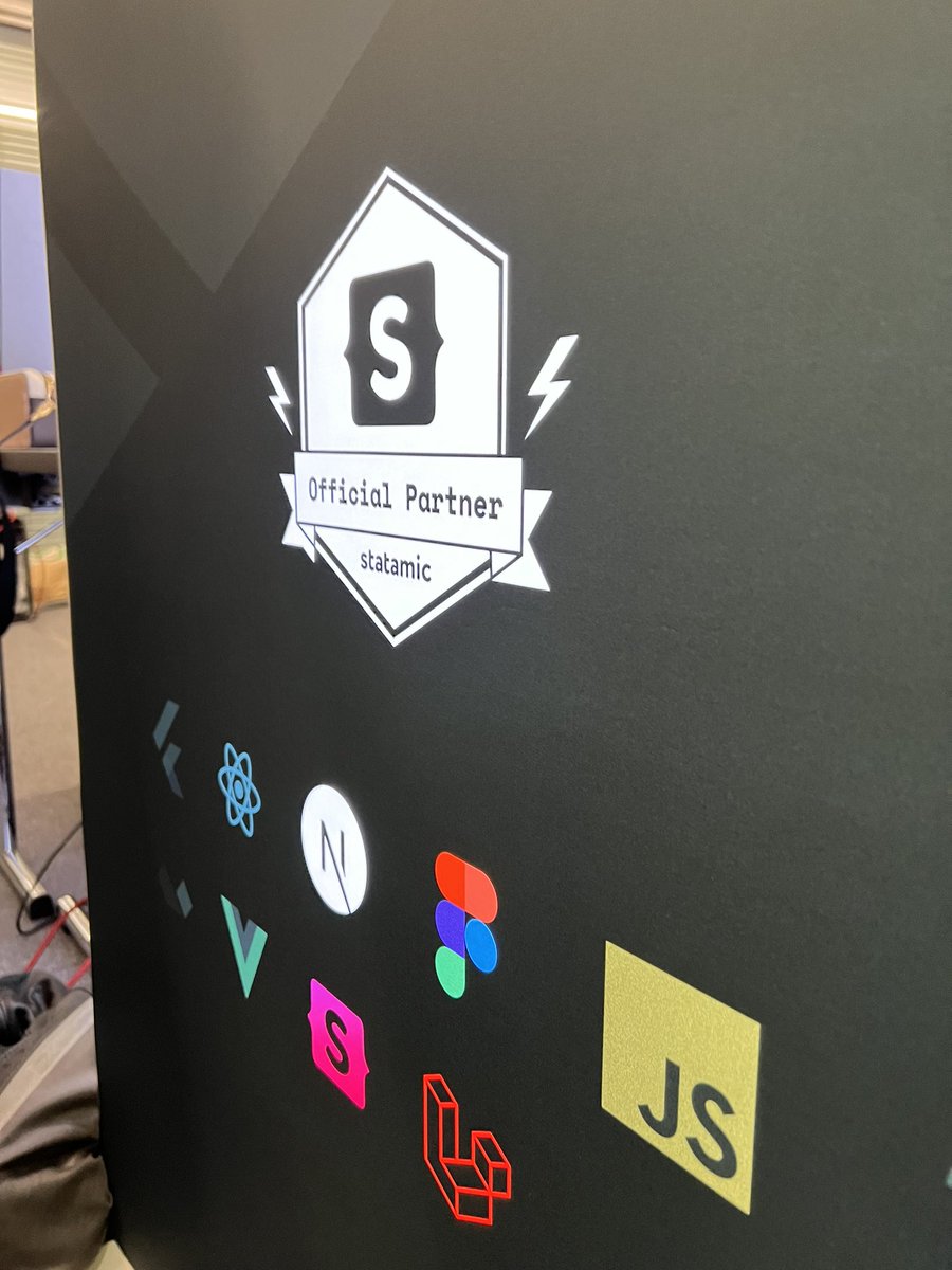 sushi_dot_dev's tweet photo. Proud to be official Partner of @statamic  #buttonfestival2023 https://t.co/MF1wX2cavs