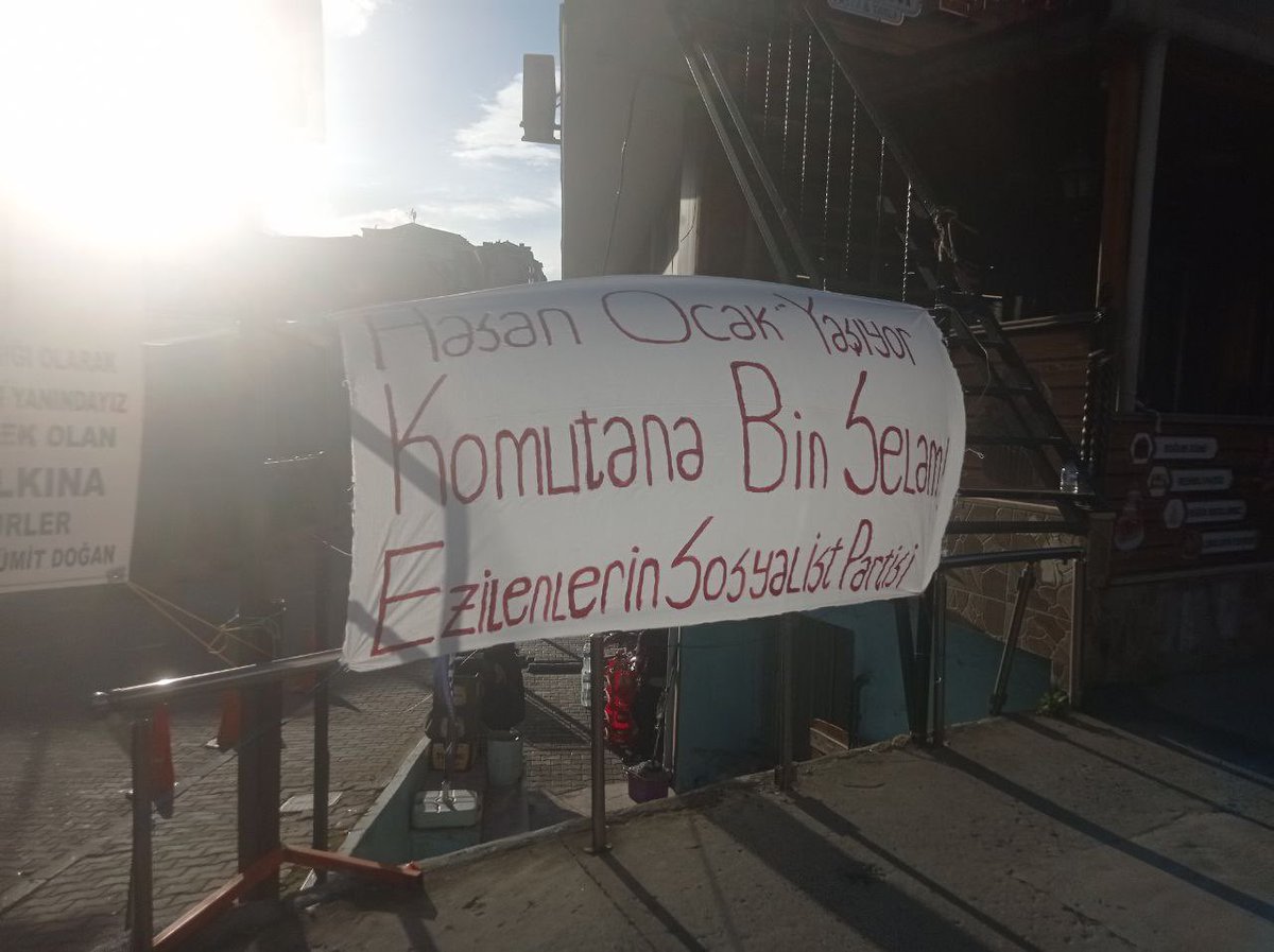 12 Mart Gazi Ayaklanması için tüm halkımızı yarın 11:00’da ESP Sultangazi ilçe örgütümüze çağırıyoruz.

Baskılara, faşizme karşı Hasan Ocak gibi savaşmaya ESP saflarına !