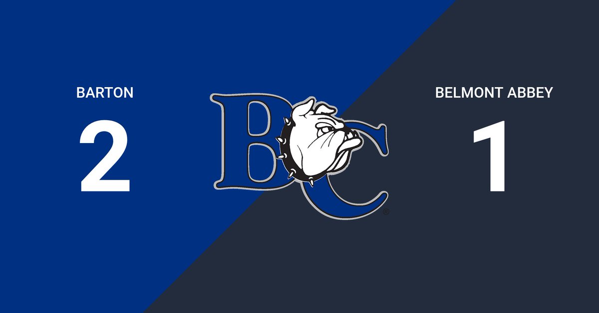 Barton College Athletics (@bartonathletics) on Twitter photo Final | Baseball | BULLDOGS WIN! . Barton 2, Belmont Abbey 1 . Game 1 (DH) . Nixon Field . T. Halvorson (complete game) . Bulldogs win on walk-off squeeze play! . Barton (10-9, 6-5 <a href="/ConfCarolinas/">Conference Carolinas</a>) - 7⃣ straight wins! . <a href="/BartonBaseball/">Barton College Baseball</a> Final | Baseball | BULLDOGS WIN! . Barton 2, Belmont Abbey 1 . Game 1 (DH) . Nixon Field . T. Halvorson (complete game) . Bulldogs win on walk-off squeeze play! . Barton (10-9, 6-5 <a href="/ConfCarolinas/">Conference Carolinas</a>) - 7⃣ straight wins! . <a href="/BartonBaseball/">Barton College Baseball</a>