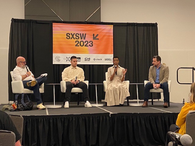 .<a href="/sxsw/">SXSW</a> session on #climate and #hunger w/ 
<a href="/andrewzimmern/">Andrew Zimmern</a>, <a href="/enyamayaro/">Elizabeth Nyamayaro</a> tells it like it is: "everyone will suffer but women and girls will suffer the most because they tend to eat last and least." if empower women farmers they can boost ag output 20-30%  @wfp <a href="/Google/">Google</a> <a href="/Heifer/">Heifer International</a>