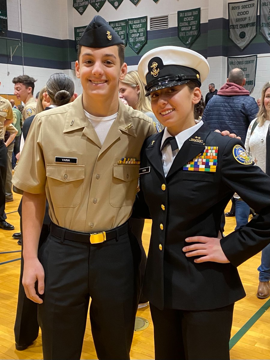 Our very own, Sofia Vaina (right), of the rank Lieutenant Commander, has been appointed Executive Officer of her NJROTC unit at CNHS.