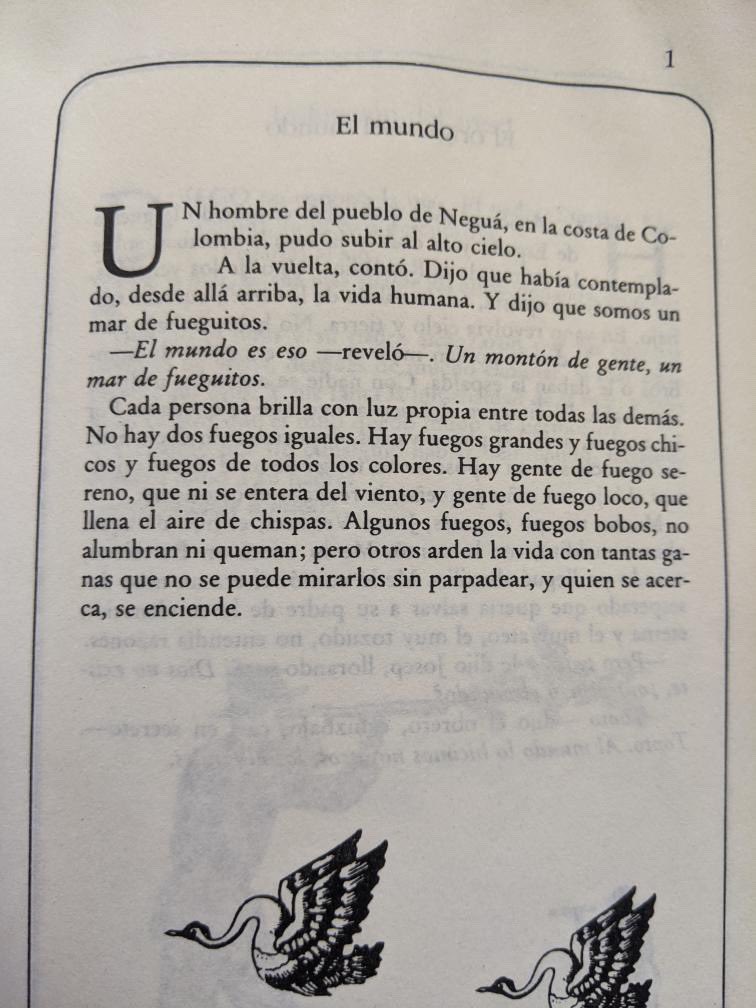 Cementedelibros's tweet photo. El mundo. ♥️🔥
Eduardo Galeano
“Cada persona brilla con luz propia entre todas las demás. No hay dos fuegos iguales. Hay fuegos grandes y fuegos chicos y fuegos de todos los colores.”
#cementeriodelibros https://t.co/Am3cmh9VMv