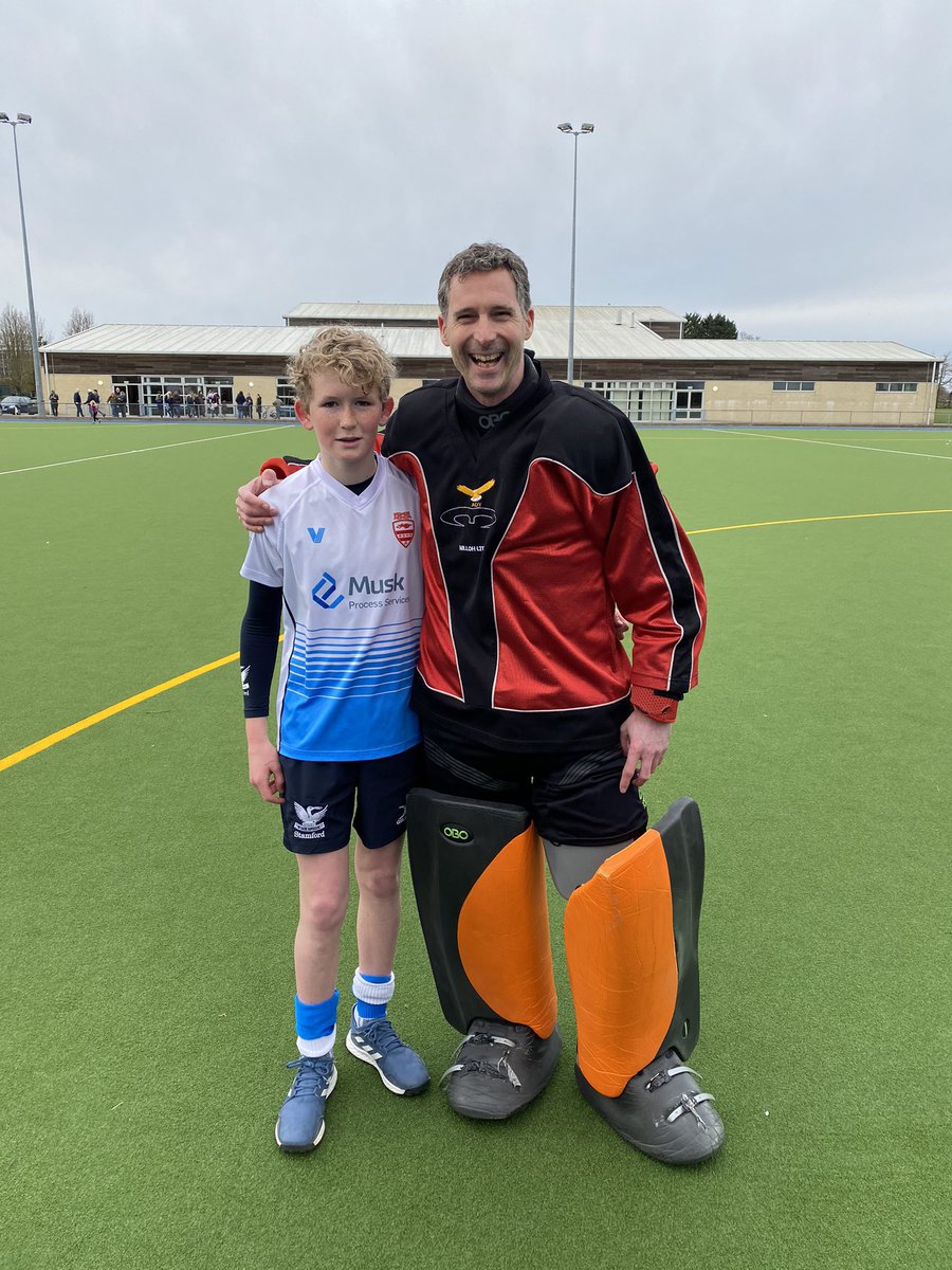 Special day today playing with Will as he made his 1XI debut for <a href="/BDHCDragons/">Bourne Deeping HC</a>. A nice 3-1 win to top it off!!! 🏑<a href="/sport_ses/">SES Sport</a> @SES_hockey