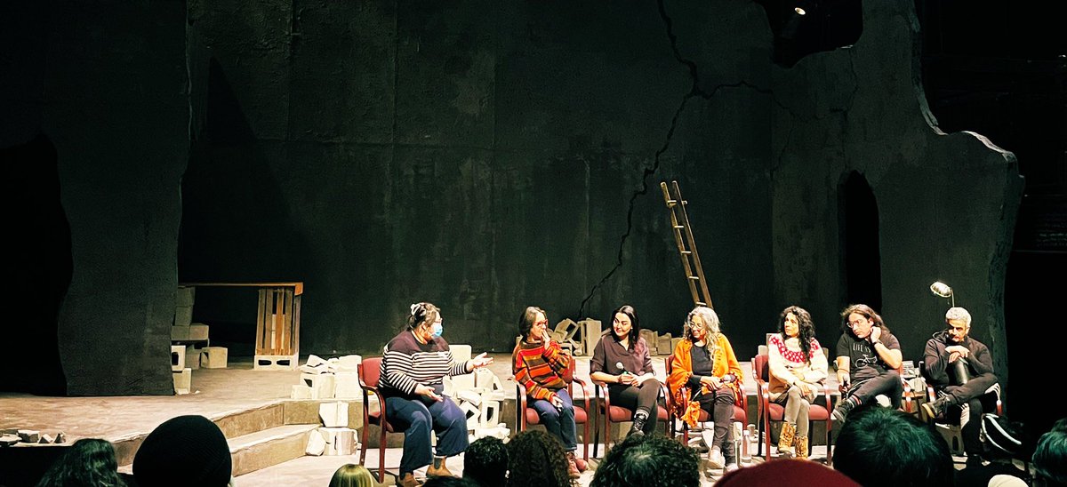 Thanks to everyone who stayed for last night’s post-show Q+A! We’re back tonight at 7:30pm and tomorrow at 2pm… only one more week to see Rubble!