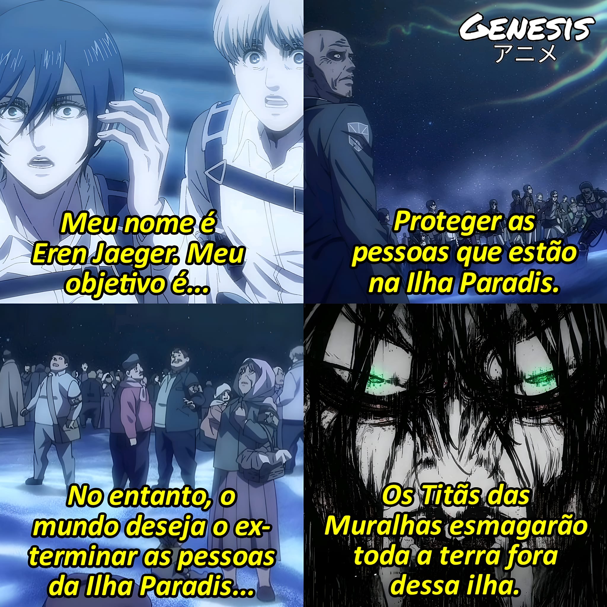 Momentos antes da desgraça acontecer nos animes