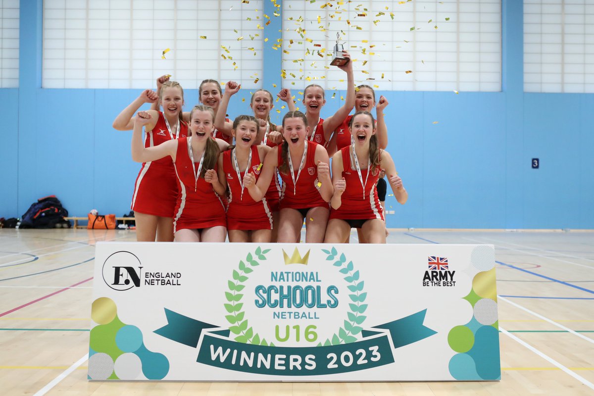 EnglandNetball's tweet image. Congratulations to the winners of the U16's National Schools Finals 2023 - Redmaid’s High School! 🏆