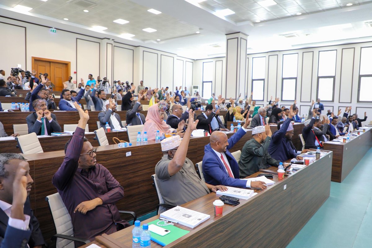 MFBESomalia's tweet photo. Federal Parliament of Somalia approved the Fisheries Management act today with overwhelming majority. Thanks 2 MPs and the parliament leadership. the act paves sectoral reforms led by the ministry of Fisheries &amp; Blue economy, will make sure sustainable fishing &amp; economic growth. https://t.co/McoCtNQkhy