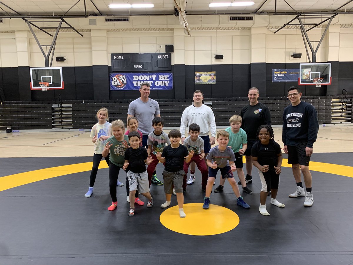 USAG_IrwinCDR's tweet image. Great Day to be at Fort Irwin! 10 military kids getting after it at our First Fort Irwin Wrestling Camp! Thanks to our Coaches for getting after it!