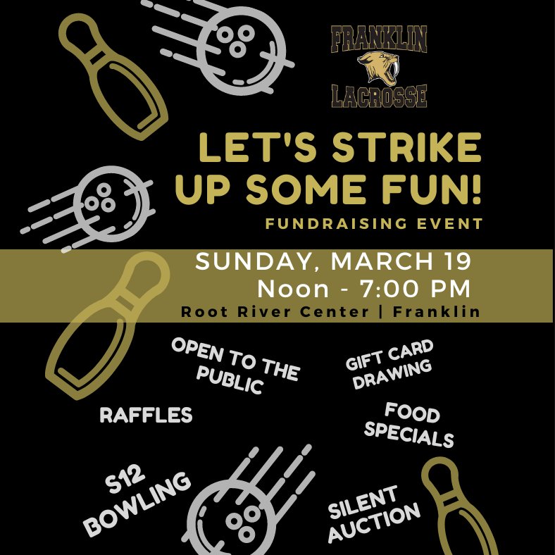 Today is the day!  See you at Root River Bowling Center!