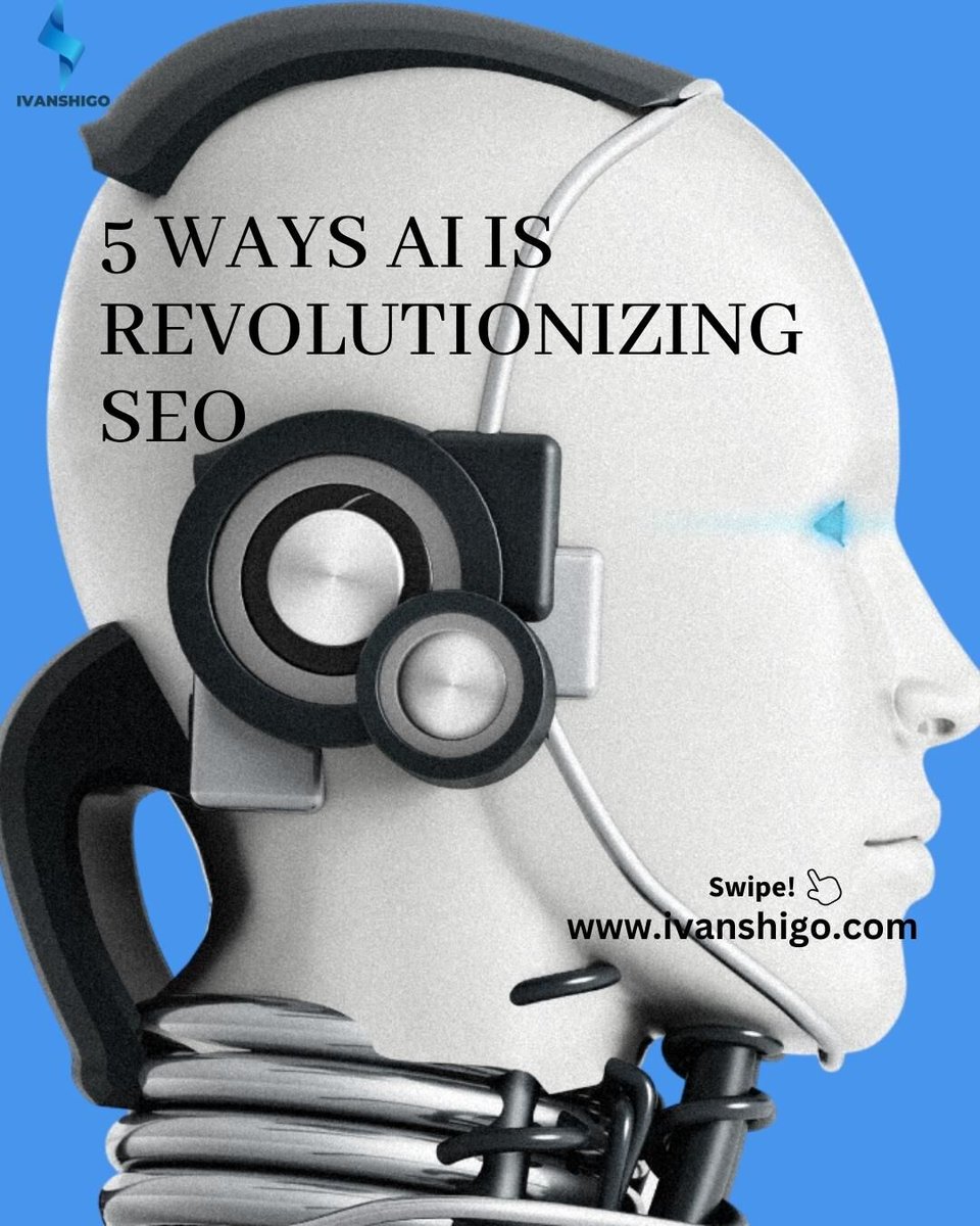 ivanshigo's tweet photo. 🔍 Did you know that AI is changing the game for SEO? In our latest carousel post, we explore the impact of AI on SEO and share 5 ways that AI is revolutionizing the field. From RankBrain to image optimization and voice search, there's a lot to learn! 🤖👀 https://t.co/eXgO4ZQsYI