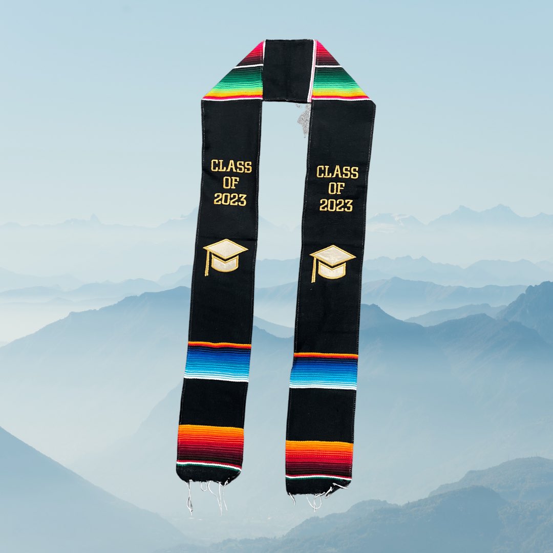 rodeodurango's tweet photo. Comment which colors you want to see available๐
๐Shop: 2023 Graduation Stole
Currently available in Black, Red, & Blue! ๐จโ๐ ๐ฉโ๐
shop https://t.co/8URQbGk7MI or link on bio #rodeodurango #artesaniasmexicanas #graduationstole #2023 https://t.co/BeFr0CInrB