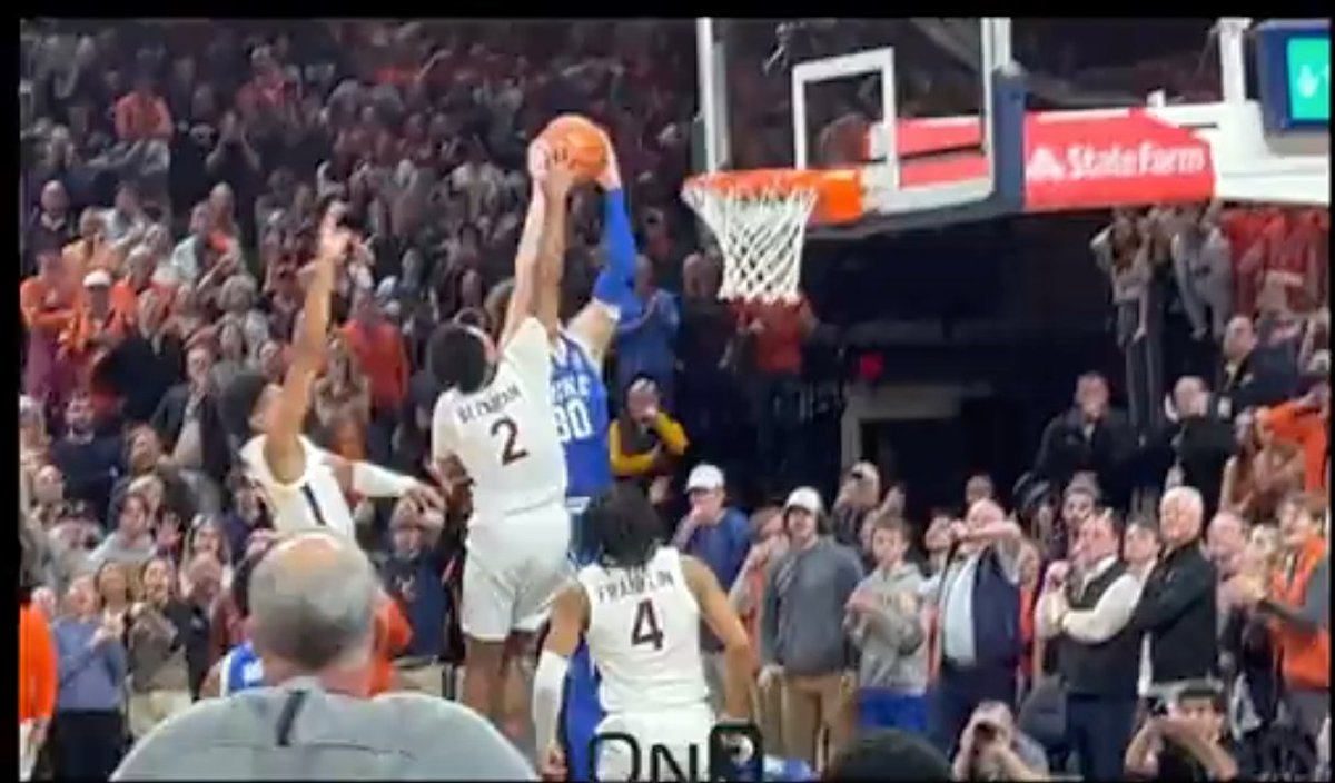 dcwahoo's tweet photo. @awaytoworthy you do know Beekman blocked that clean, got ball and nobody touched filipowski with their bodies, right?  
btw expecting all heels full support tonight against the evil empire. :)  #UVaduke https://t.co/f4rkRuKAlJ