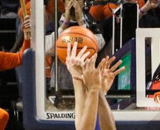 dcwahoo's tweet photo. @awaytoworthy you do know Beekman blocked that clean, got ball and nobody touched filipowski with their bodies, right?  
btw expecting all heels full support tonight against the evil empire. :)  #UVaduke https://t.co/f4rkRuKAlJ