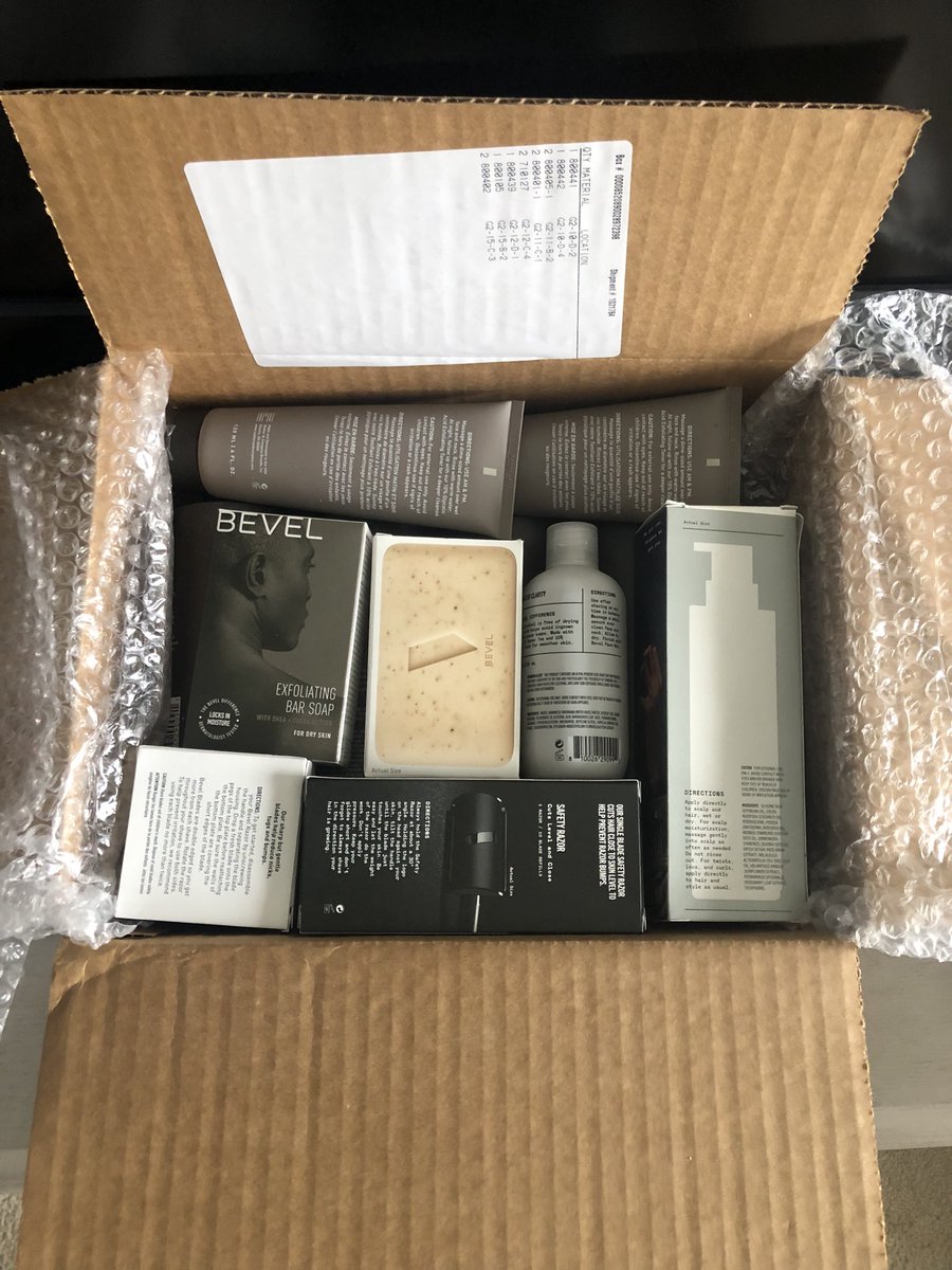 It’s a good day when you receive your <a href="/bevel/">BEVEL</a> box in the mail! 👊