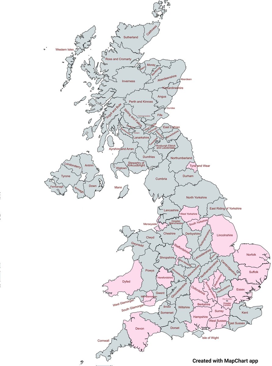 jessielacourse's tweet photo. 2023 Goal: Post my art to every county!

To help, I have made all UK counties a single-use discount code on my Etsy shop! 
If you are the first to order from that county starting today, then you get a little discount as a thank you ✨️

This is my 2022 map, lets smash it 🤩 https://t.co/47X3gbNPNZ