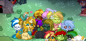 PetyaPie's tweet photo. Pile of ponies. https://t.co/5Ldgazal78