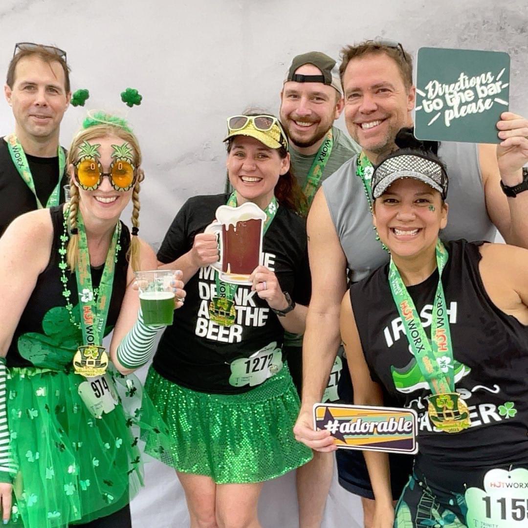 LakeGrapevineRW's tweet photo. Our members have THEE most fun when they race! ☘️🍻 🇮🇪 

#Shamrock #Shamrock5k #adorable #running #runners #run #runnerfun #runningcommunity #lgraw https://t.co/f8qtn6UJxT