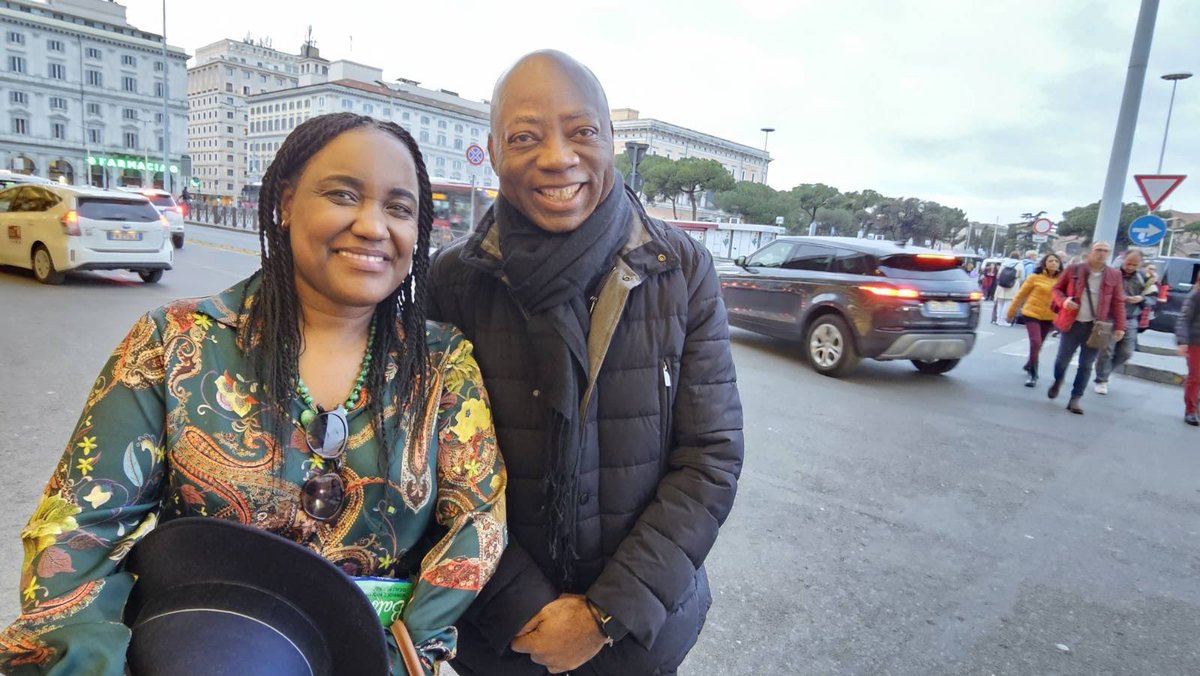 In #Rome this afternoon, I had the pleasure to meet  my good friend  <a href="/JPBodjoko/">Jean-Pierre Bodjoko</a> ; we had a great time together. I am looking forward to meet with again in the near future