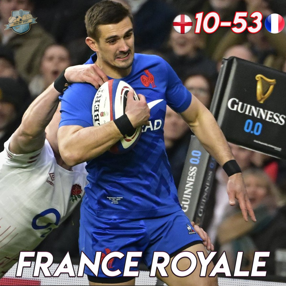 🚨[#rugby] Marée bleue à Twickenham ! Les Français remportent une victoire historique sur le sol anglais, une première depuis 18 ans, avec 7 essais infligés 👀 La France est prête pour le Mondial, l'Angleterre reste malade🏉
#ANGFRA #XVdeFrance