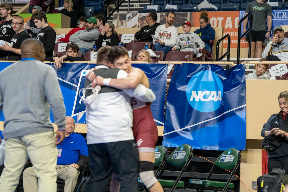 MulesWrestling's tweet photo. What a weekend. 2 NCAA All Americans in the same tournament for the 1st time in program history. Joey &amp; Anson both finish in 8th place.

Brandon wrestled tough taking losses to two All Americans. He will be back! 

It is hard to put into words what this means to our program. https://t.co/jkUB935KSx