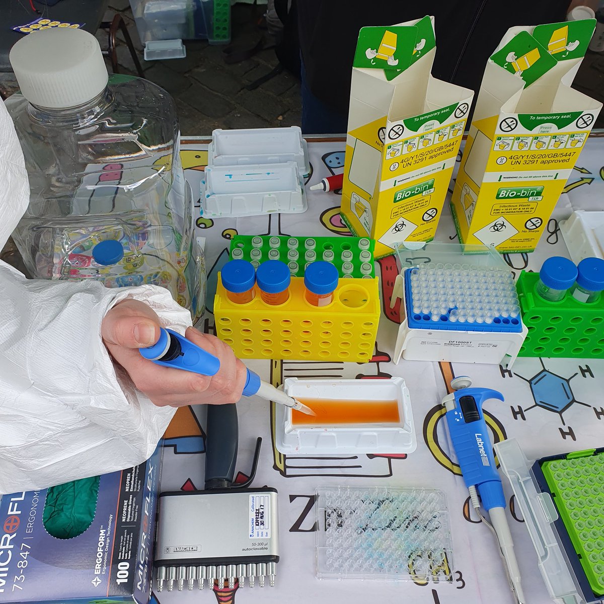 <a href="/AkamisBio/">AkamisBio</a> certainly were making science look fun with their interactive stall. Thanks for letting us practice our pipette skills.